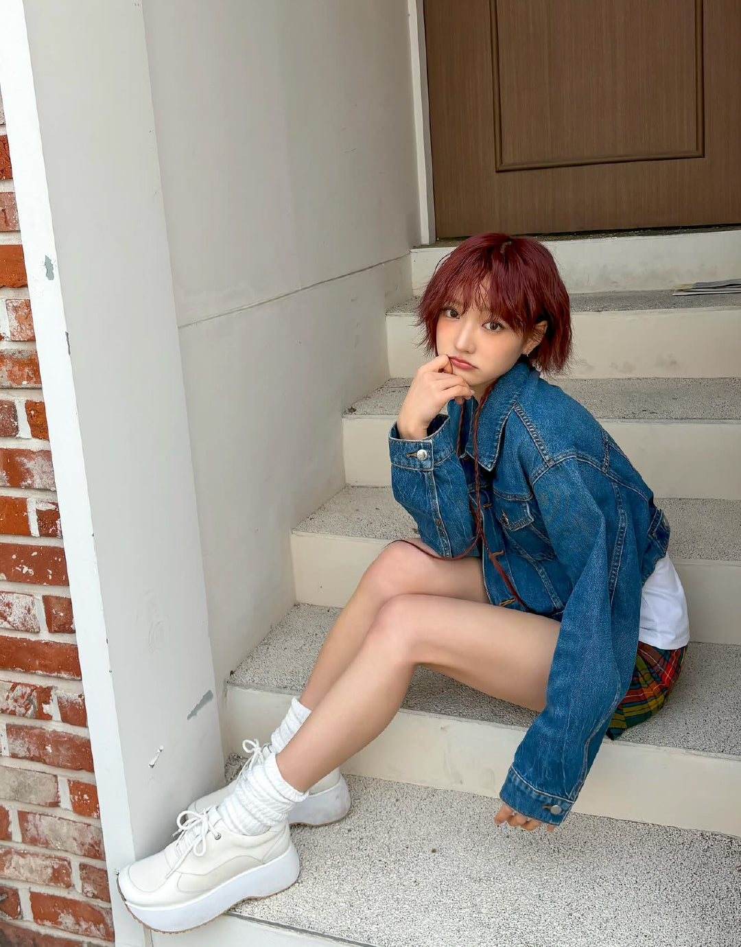 KIIIKIII JIYU / BOAT SNEAKERS [WHITE]