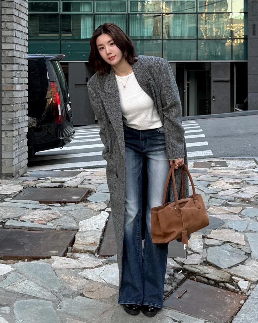KWON EUNBI / SHELL BROT [NUBUCK BROWN]