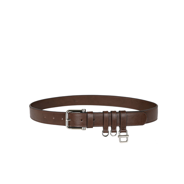 RING BELT [ BROWN ]