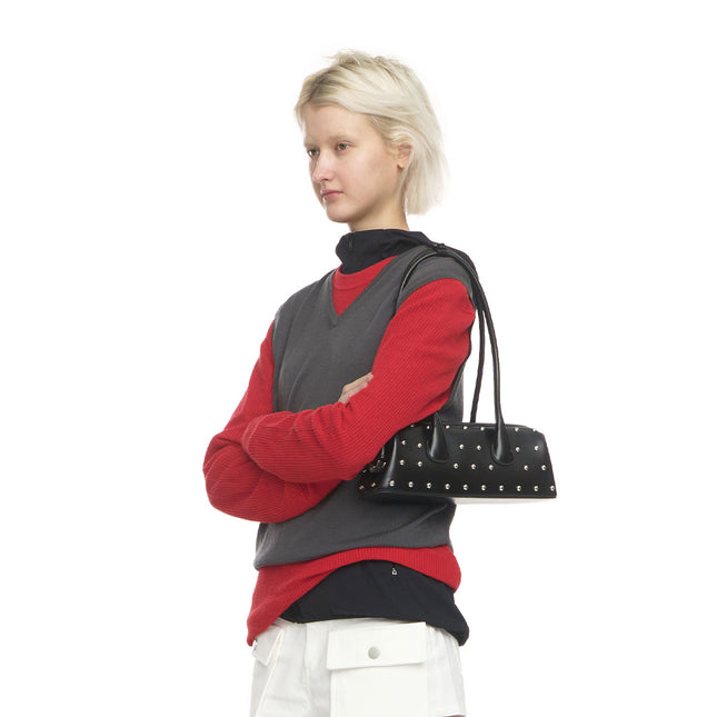 BOAT WIDE MINI [ BLACK STUD ]
