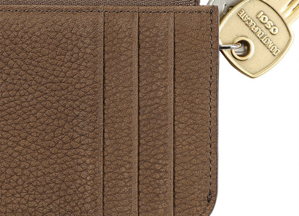 CARD HOLDER WALLET [ NUBUCK BROWN ]