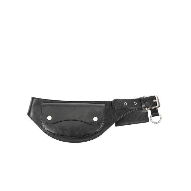 POCKET BELT [ WASHED BLACK ]