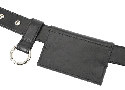 POCKET BELT [ WASHED BLACK ]
