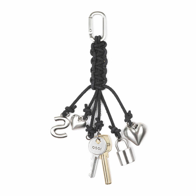 ROPE KEY RING [ CHARCOAL ]