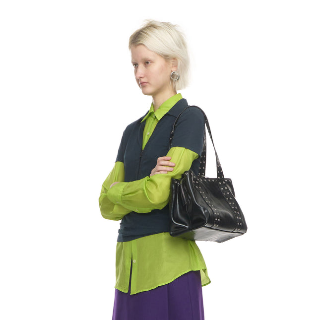 SHELL DUFFEL [ BLACK EYELETS ]