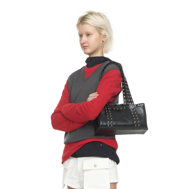 SHELL DUFFEL MINI [ BLACK EYELETS ]