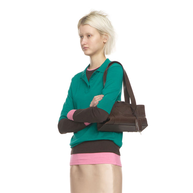 SHELL DUFFEL MINI [ POLISH WOOD ]