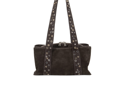 SHELL DUFFEL MINI [ SUEDE MOCHA EYELETS ]