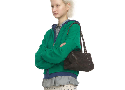 SHELL DUFFEL MINI [ SUEDE MOCHA EYELETS ]