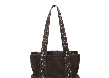 SHELL DUFFEL MINI [ SUEDE MOCHA EYELETS ]