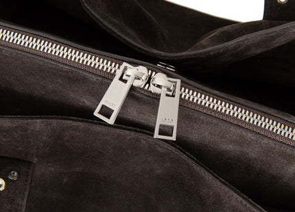 SHELL DUFFEL MINI [ SUEDE MOCHA EYELETS ]