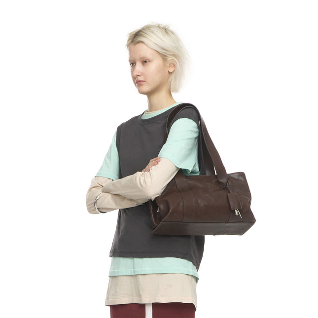 SHELL DUFFEL [ POLISH WOOD ]