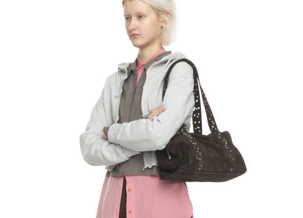 SHELL DUFFEL [ SUEDE MOCHA EYELETS ]