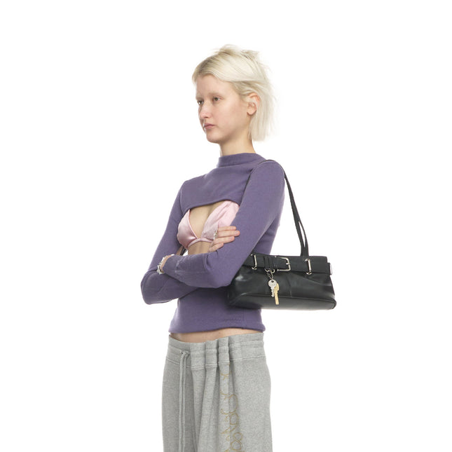 SHOULDER BROCLE MINI [ STONE BLACK ]