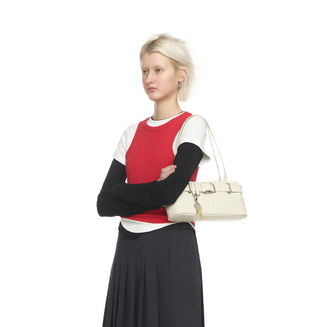 SHOULDER BROCLE MINI [ STONE CREAM ]