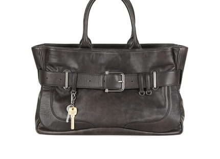 TOTE BROCLE [ STAIN BROWN ]