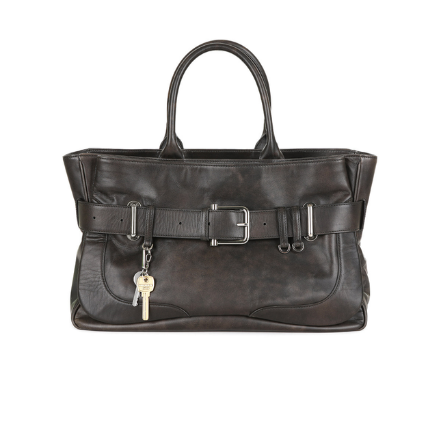 TOTE BROCLE [ STAIN BROWN ]