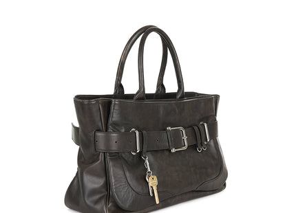 TOTE BROCLE [ STAIN BROWN ]