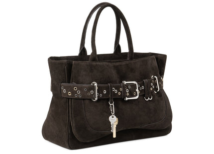 TOTE BROCLE [ SUEDE MOCHA EYELETS ]
