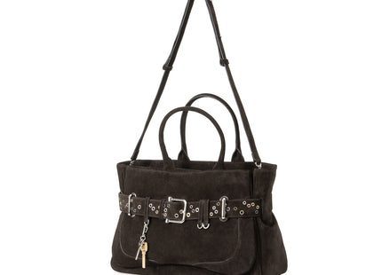 TOTE BROCLE [ SUEDE MOCHA EYELETS ]